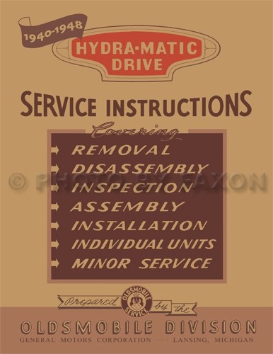 Olds hydra matic transmission - hydra,