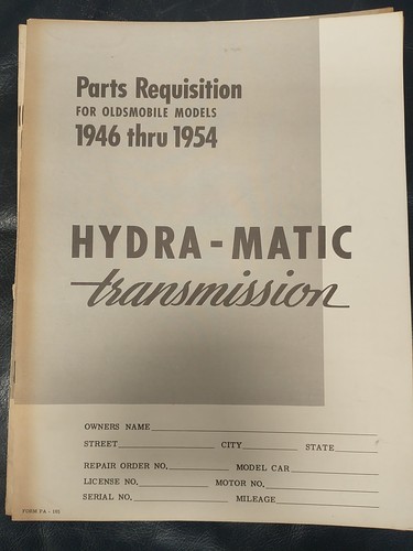 1946 1956 hydra matic - 1956, hydra-matic