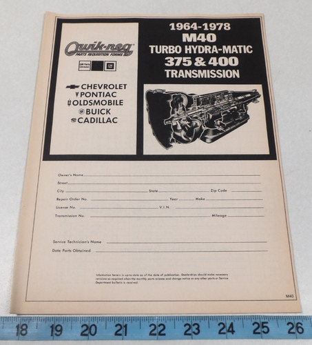 1964 1978 m40 turbo - 1964-1978,