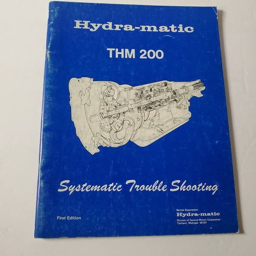 1977 hydramatic transmission - hydramatic,