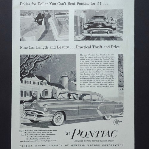 Pontiac star chief 1954 - pontiac,